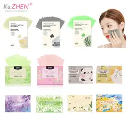 100sheets/pack Face Oil Blotting Paper Protable Matting Face Wipes Facial Cleanser Oil Control Oil-absorbing Face Cleaning Tools