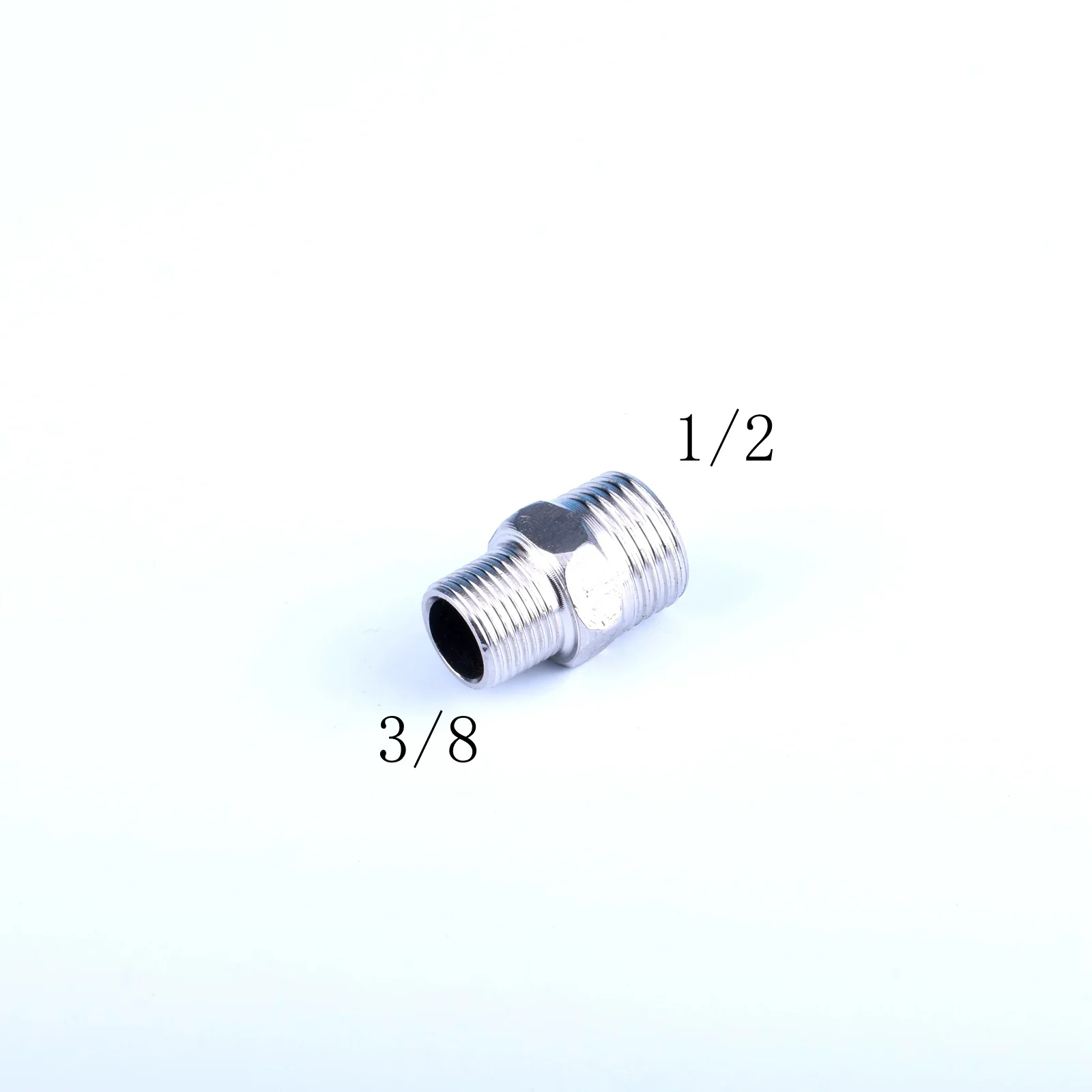 1 Stuks Schroefdraad Schroefdraad Fittingen Roestvrij Staal Pijp Connector Buizen Sanitair Home Verbetering