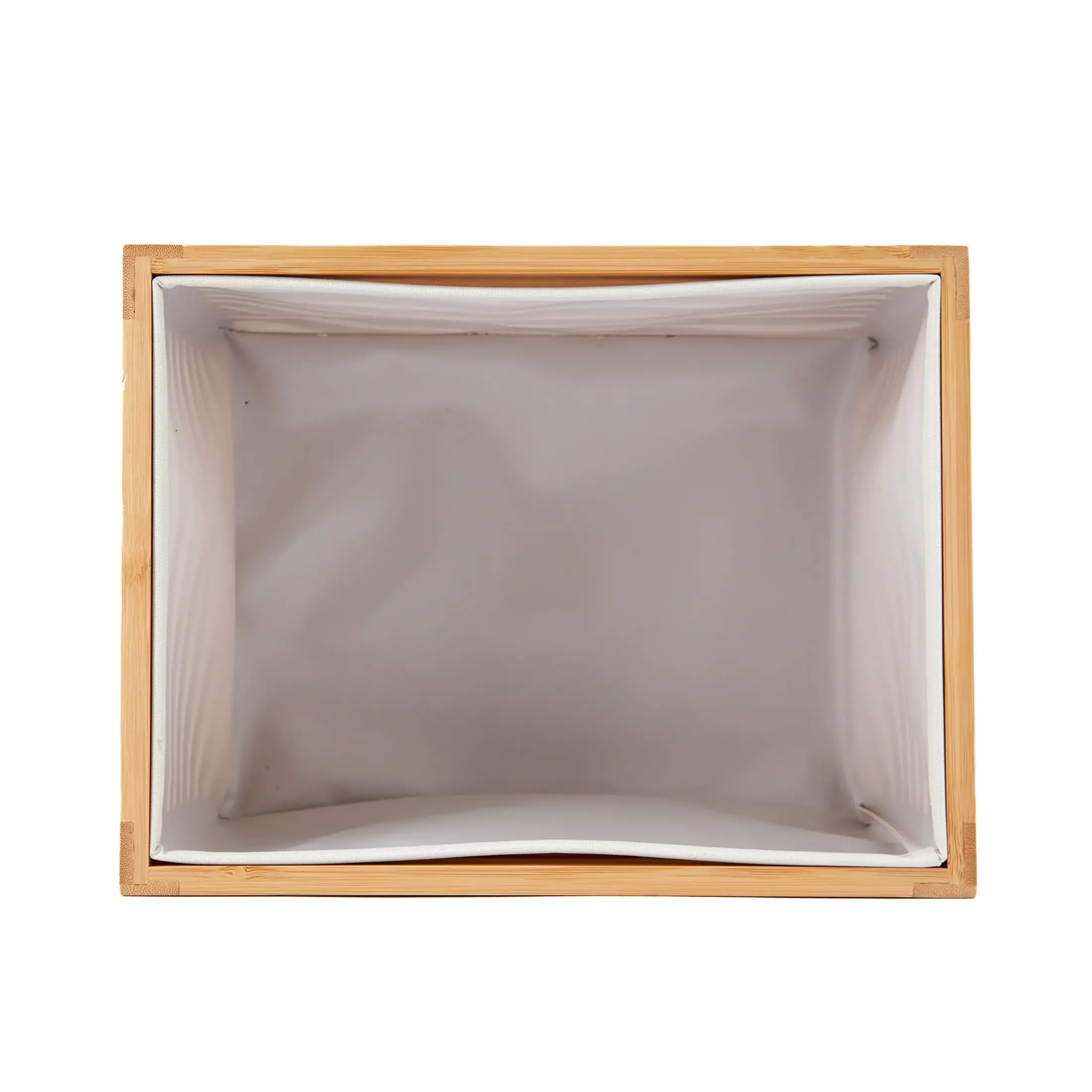 منظم سلة شرائح من الخيزران