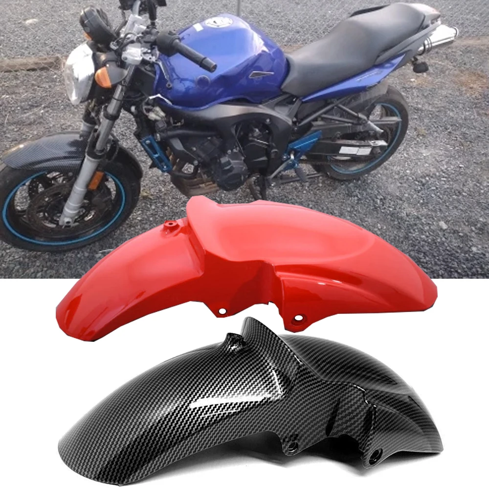 Motorcycle Front Fender Wheel Cover Splash Guard For Yamaha FZ6N FZ6S FZ 6N 6S Fazer 600 XJ6 2004 2005 2006 FZ6 Mudguard Carbon