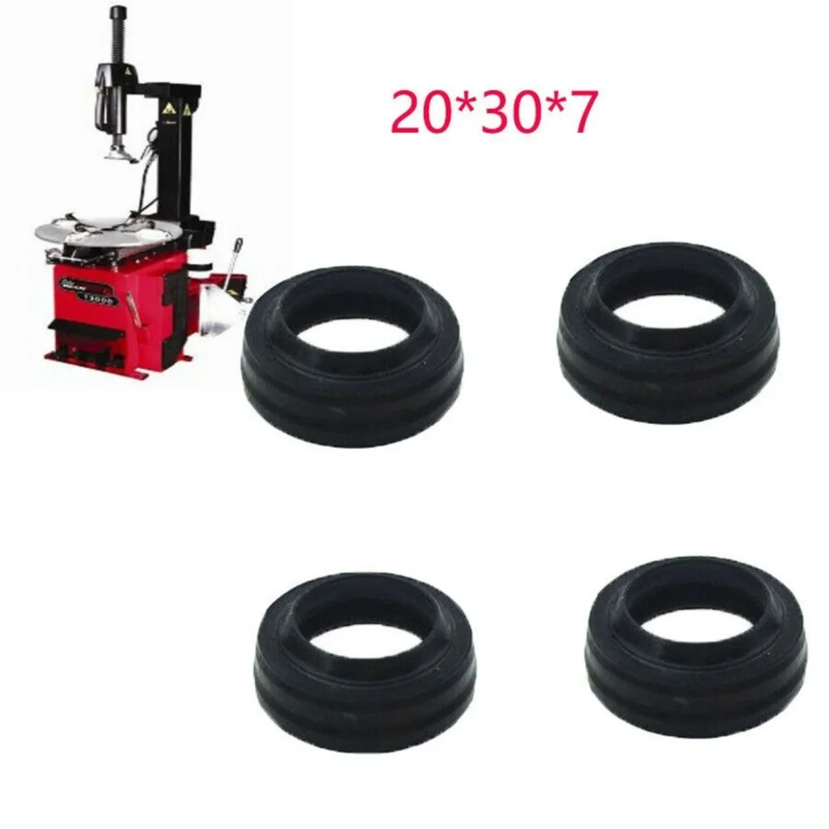 

4pcs Tyre Changer Machine 186/226 Air Cylinder Rubber Dust Hard Seal Ring 20*30*7mm