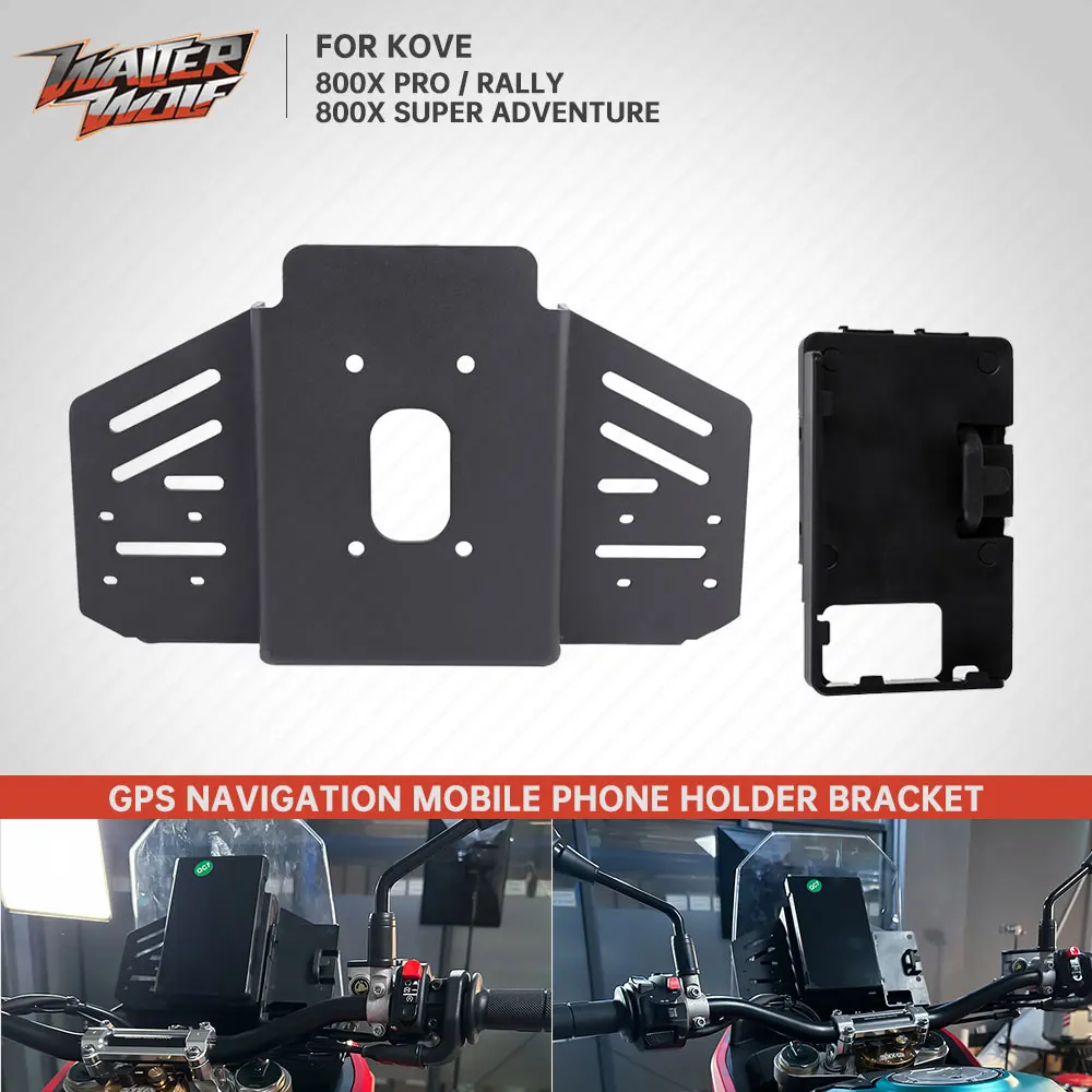 

Cellphone Bracket Holder GPS Navigation Support Holder Kit For Kove 800X Pro Rally Super Adventure Colove KY800X 2023 2024 2025