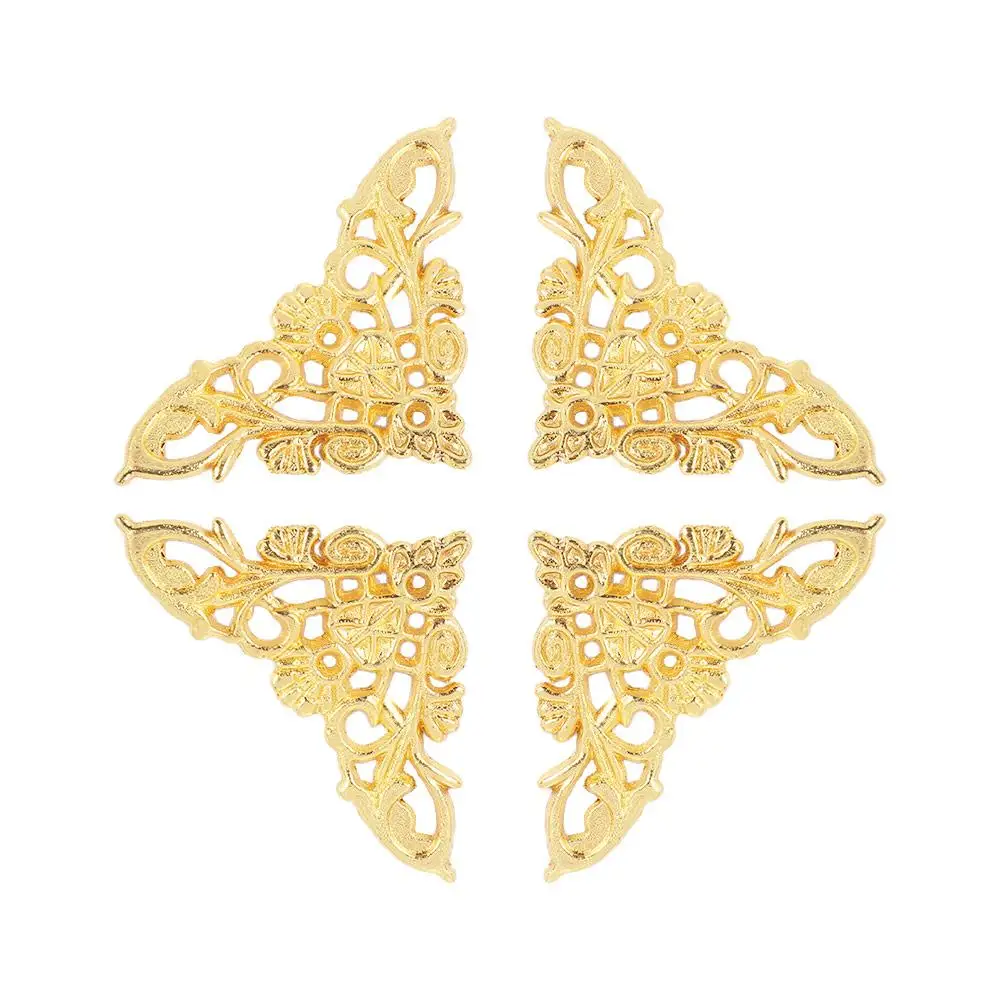 ネジ付き家の装飾ジュエリーボックスギフトケース足脚スクラップブックアルバムコーナーブラケット家具ハードウェア装飾プロテクター