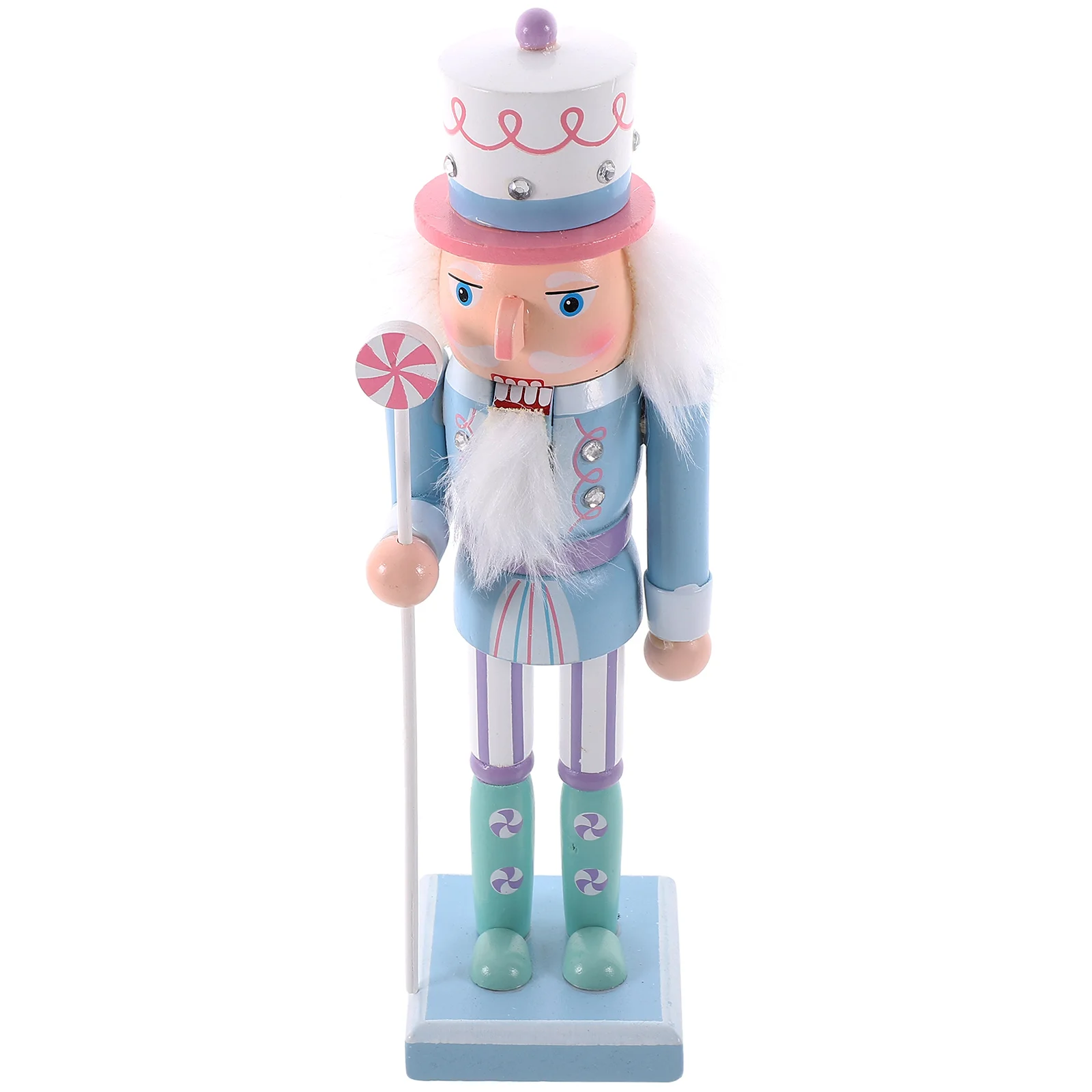 

Wooden Nutcracker Ornament Christmas Decor Nutcrackers Figure Festival Gift Home Hotel Restaurant Coffee Shop Tabletop Decor
