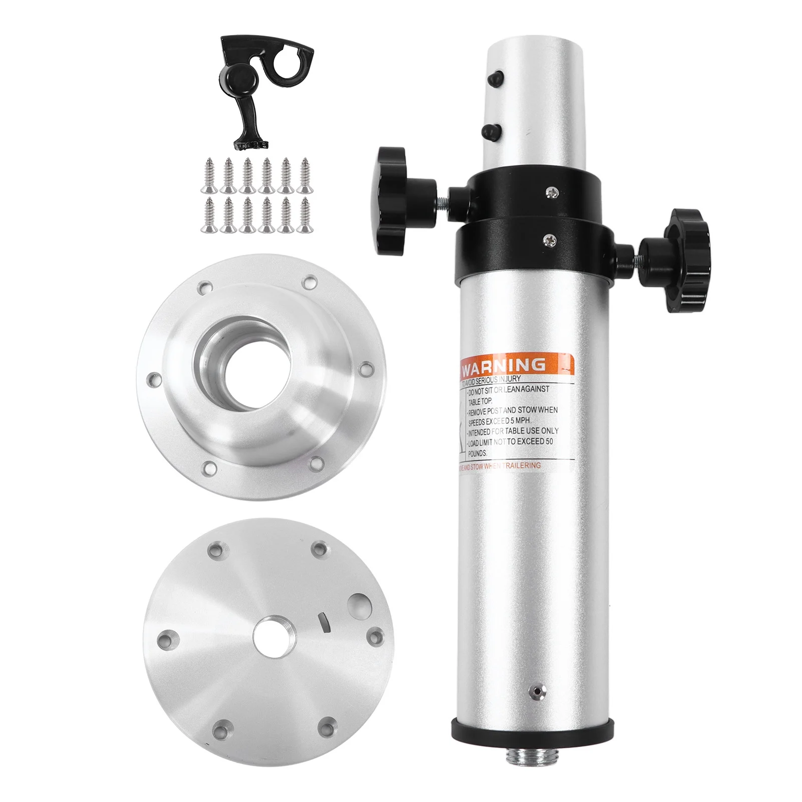 

Съемная ножка стола 430 дюйма-745 мм, регулируемая высота, 3-секционный алюминиевый сплав для автофургона, автодома