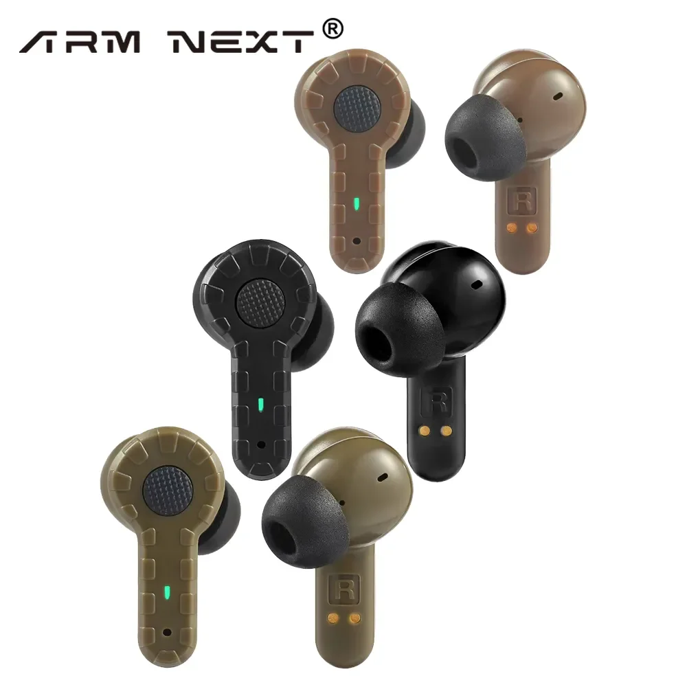 ARM NEXT Original Electronic Noise Reduction Earplugs Military Shooting Earmuffs Tactical Hunting Hearing Protection NRR27dB