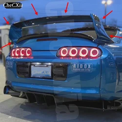 도요타 수프라 MK4 TRD 스타일 스포일러, 리어윙 트렁크 스포일러, 탄소 섬유 블레이드 1993-2002