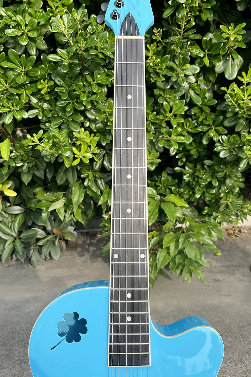 جيتار كهربائي على الطراز الصوتي مع التقاطات HB يمكن أن يلعب الصوت الكهربائي #5