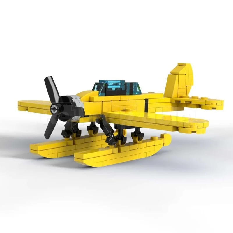 121 Uds MOC Arado Ar 1 escala inspirada Tintin S modelo creado juguetes bloques de construcción regalos de navidad montar DIY Idea ladrillo niños