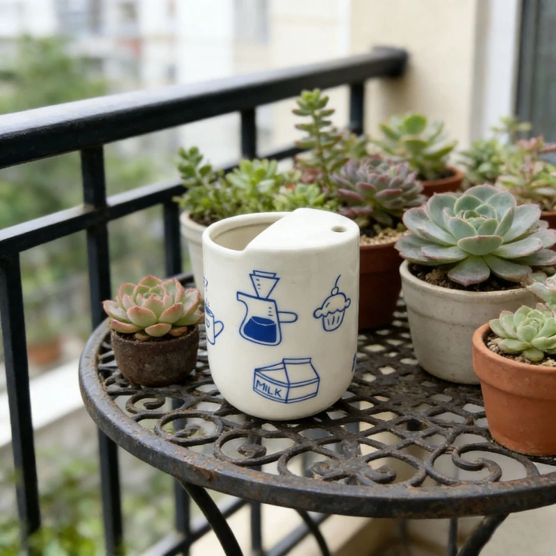 Creative Handheld Ceramic Cup, Love Pattern Water Cup, Girls Home Ceramic Coffee Cup Desktop Decoration, Valentine's Day Gift