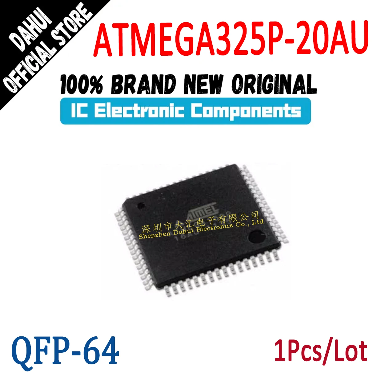 

ATMEGA325P-20AU ATMEGA325P 20AU QFP-64 Microcontroller chip IC new original