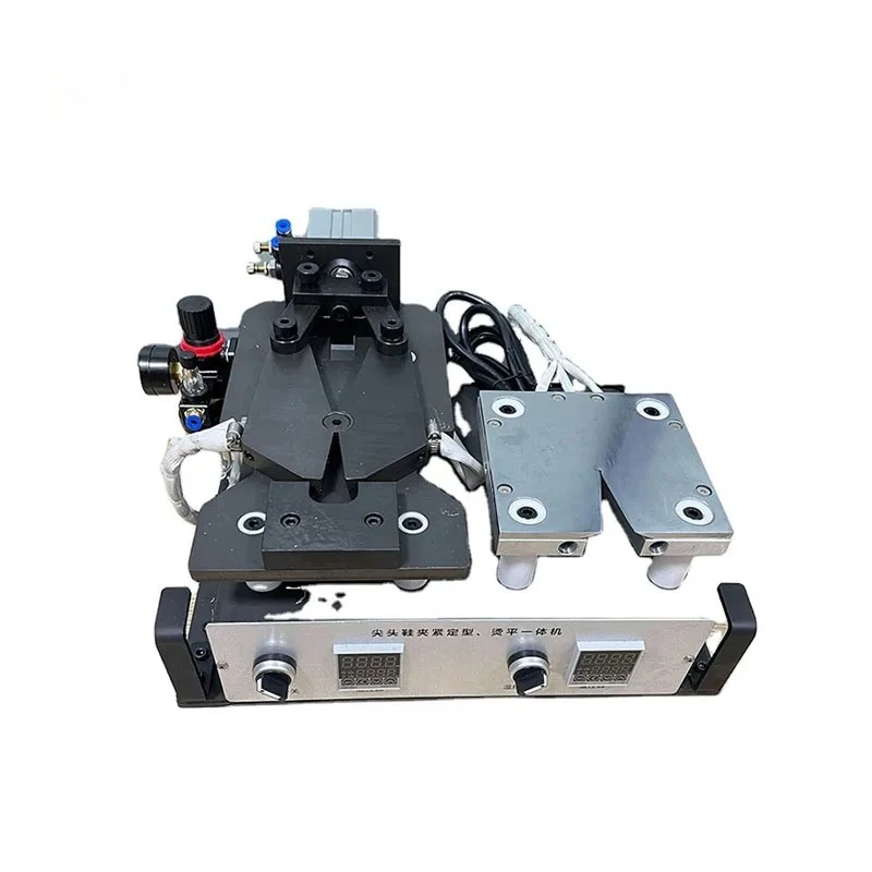 

Машина для выравнивания и формовки носков обуви LVBU: станок для обработки острогуточных носков, с функцией углового зажима и выравнивания