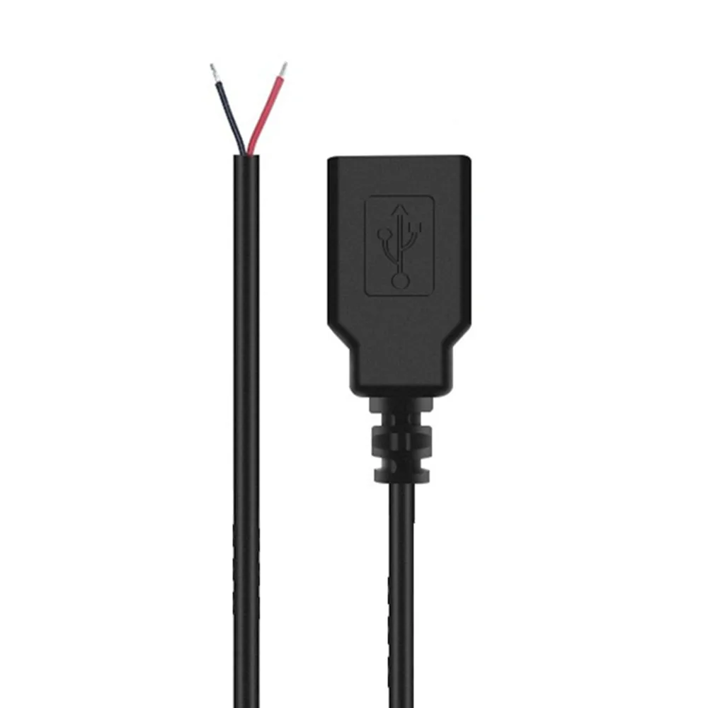 2Pin 4Pin USB Type A Male/Female To Bare Open End 2 Core 4 Cores USB Data Quick Charging Cable 0.3M 1M 2M