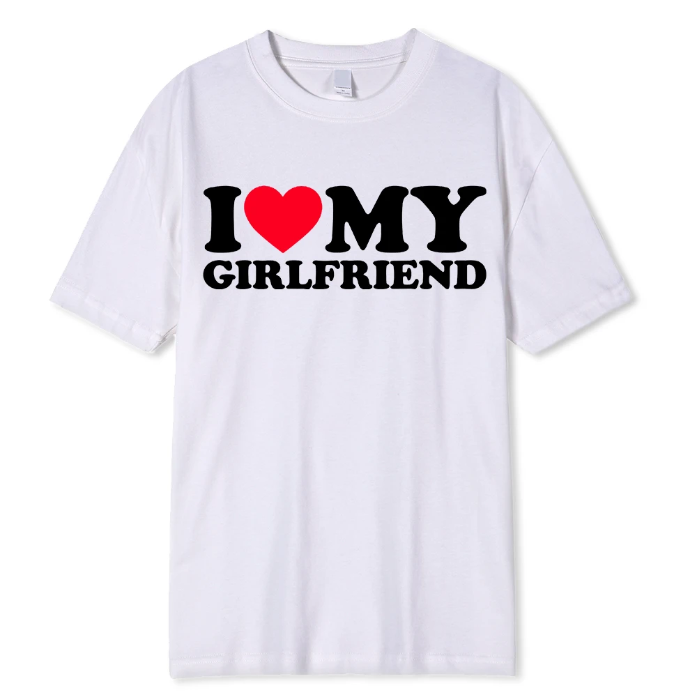 I Love My Boyfriend Clothes I Love My Girlfriend T Shirt Men So Please Stay Away From Me Funny BF GF Saying Quote Gift Tee Tops view 3
