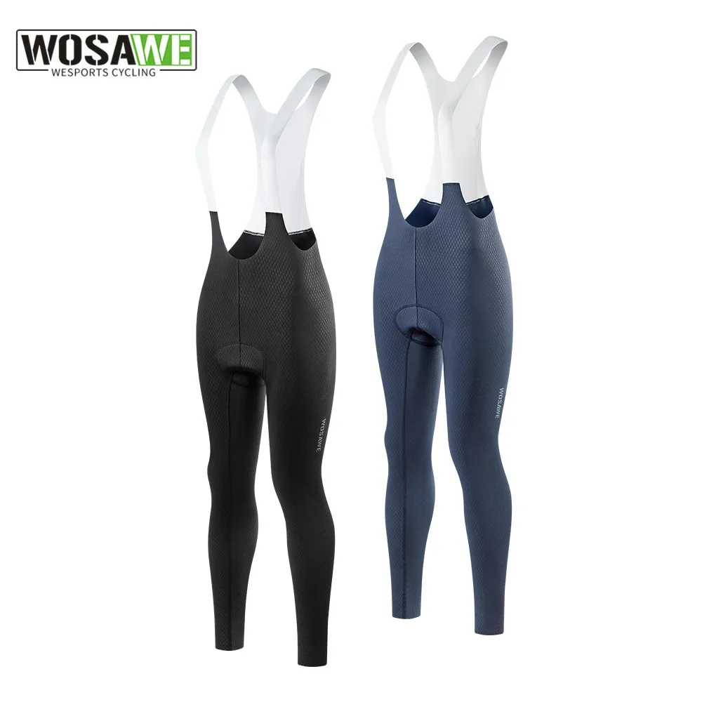 WOSAWE Women Bicycle Pants With Straps High Elasticity Cycling Bib Pants Spring Summer Cycling Clothes For Women