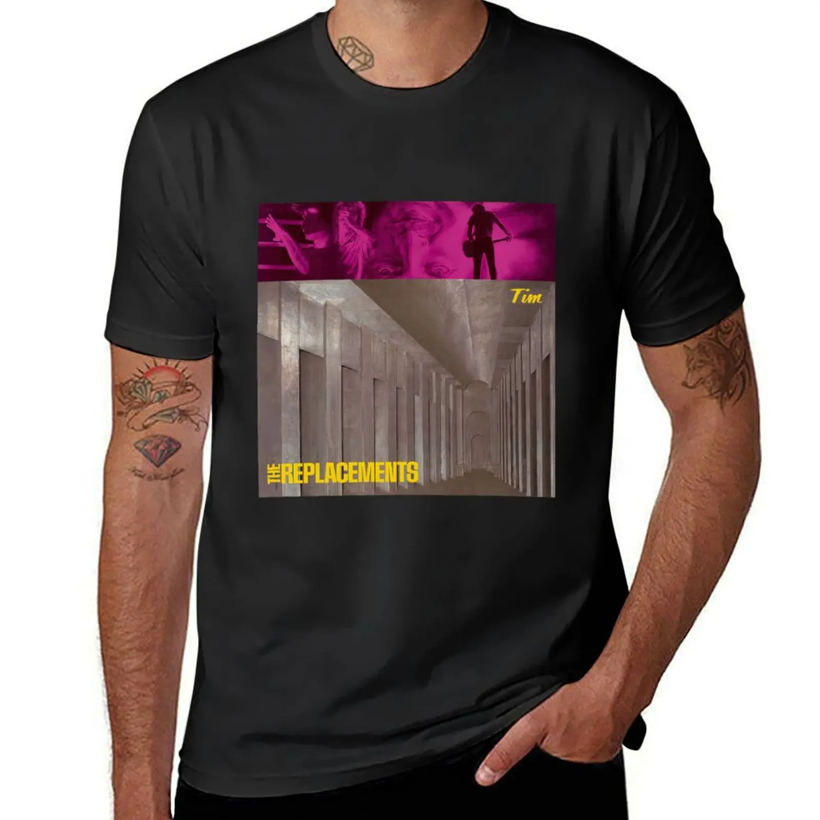 The Replacements 80s Vintage T-Shirt aesthetic clothes plus size tops for a boy t shirt men