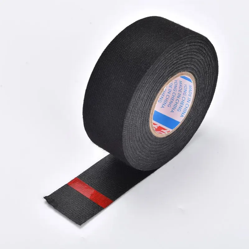 Electrical Insulating Tape Heat Resistant Harness Tape 8/15/19MM Car Cable Harness Wiring Loom Protection Waterproof Tape