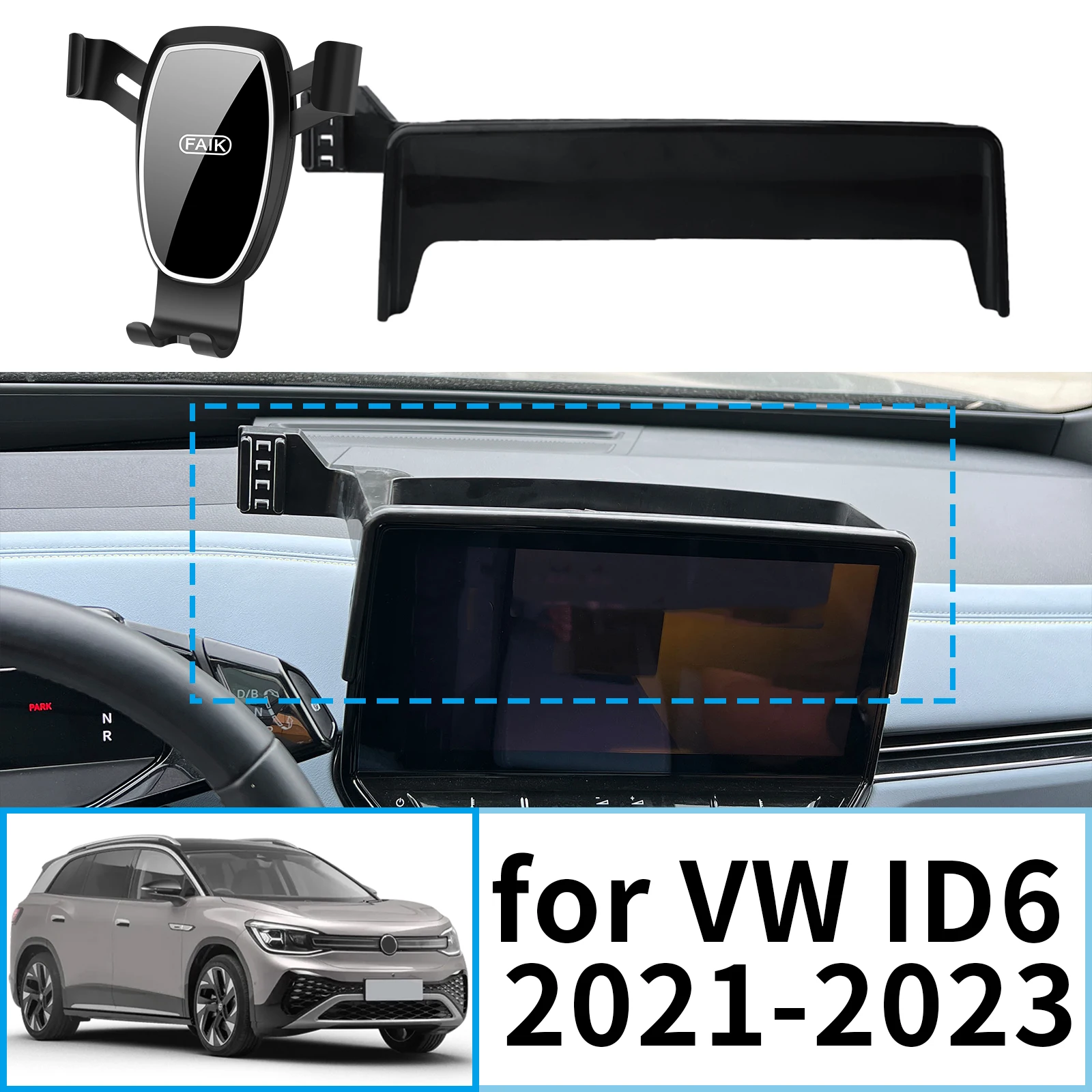 

fit for VW ID6 ID.6 2021 2022 2023 Navigation Bracke Screen Base Phone Holder Mount Car ​​accessoires