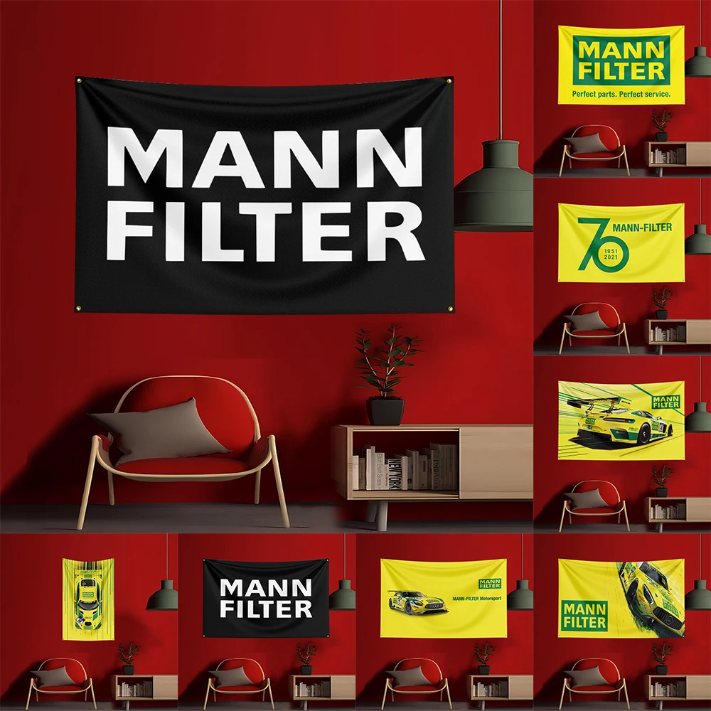 

3x5 Ft Mann Filter Tool Flag Polyester Printed Cars Flags Banner Tapestry for Room Garage Decor Power Tools Flag
