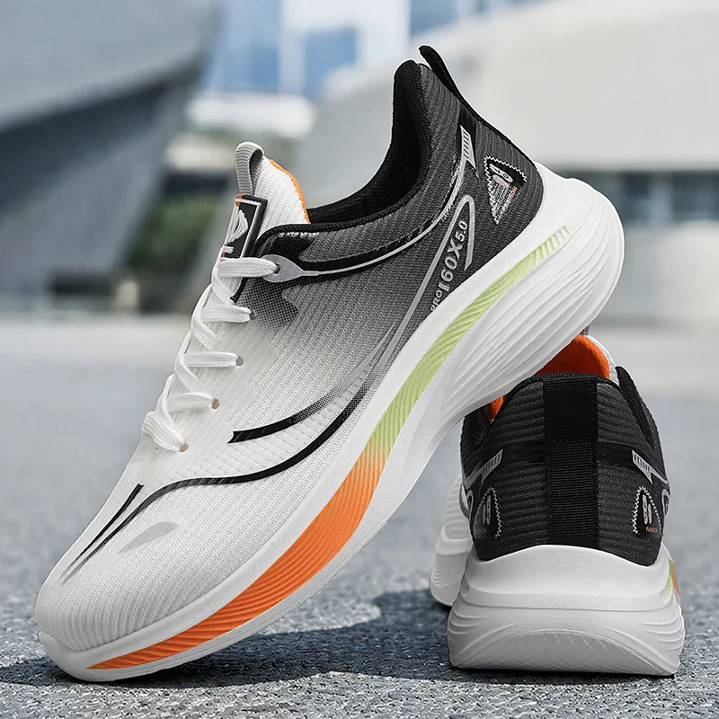 

Summer Mens Outdoor Walking Sneakers Full Circulation Mesh Breathable Soft Slip Resist Insole Casual Athletic Shoes