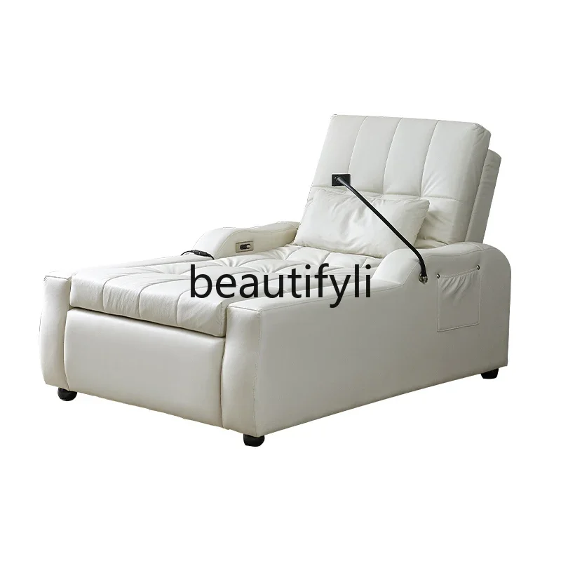 

Technology cloth multi-functional sleeping and leisure dual-purpose electric sofa bed office lunch break