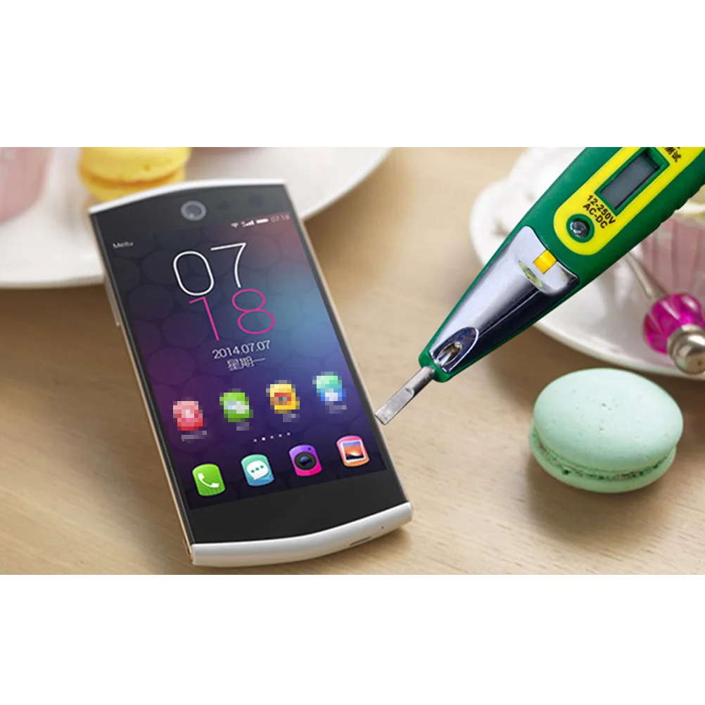 

Multifunctional Digital Voltage Tester Induction Pen Portable Current LED Light Electrical Test Pencil