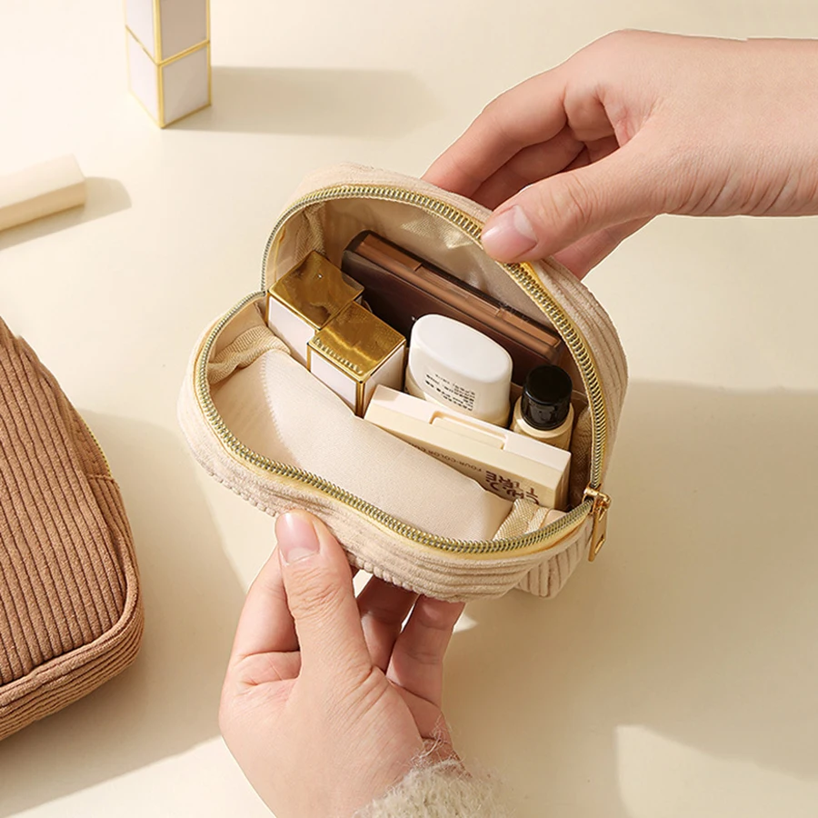 Custodia per assorbenti igienici per rossetto per trucco alla moda Mini custodia per cosmetici Borse per organizer da viaggio per donna Borsa piccola 2025