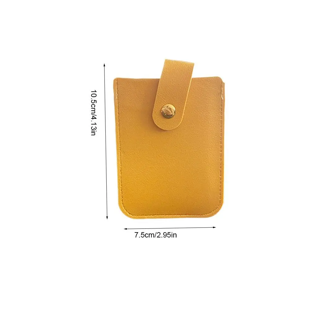 PU Leather Pulling Card Holder Multi-position Small Purse Wallets Women Card Case Card Storage Credit Card Case Men Card Cover