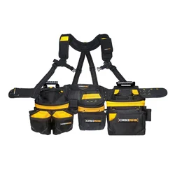 Tool Belt Waist Bag Professional Heavy Duty Set Storage Pouch Electrician Woodworking Man Gift Practical Professional Household