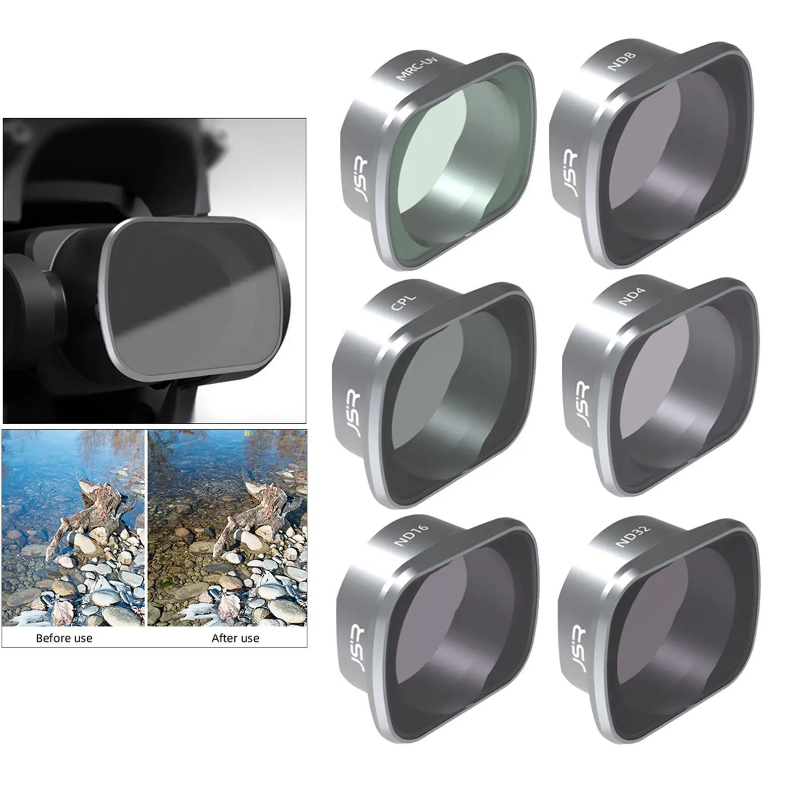فلتر عدسة ND32 عالي الجودة لملحقات كاميرا DJI Combo Drone