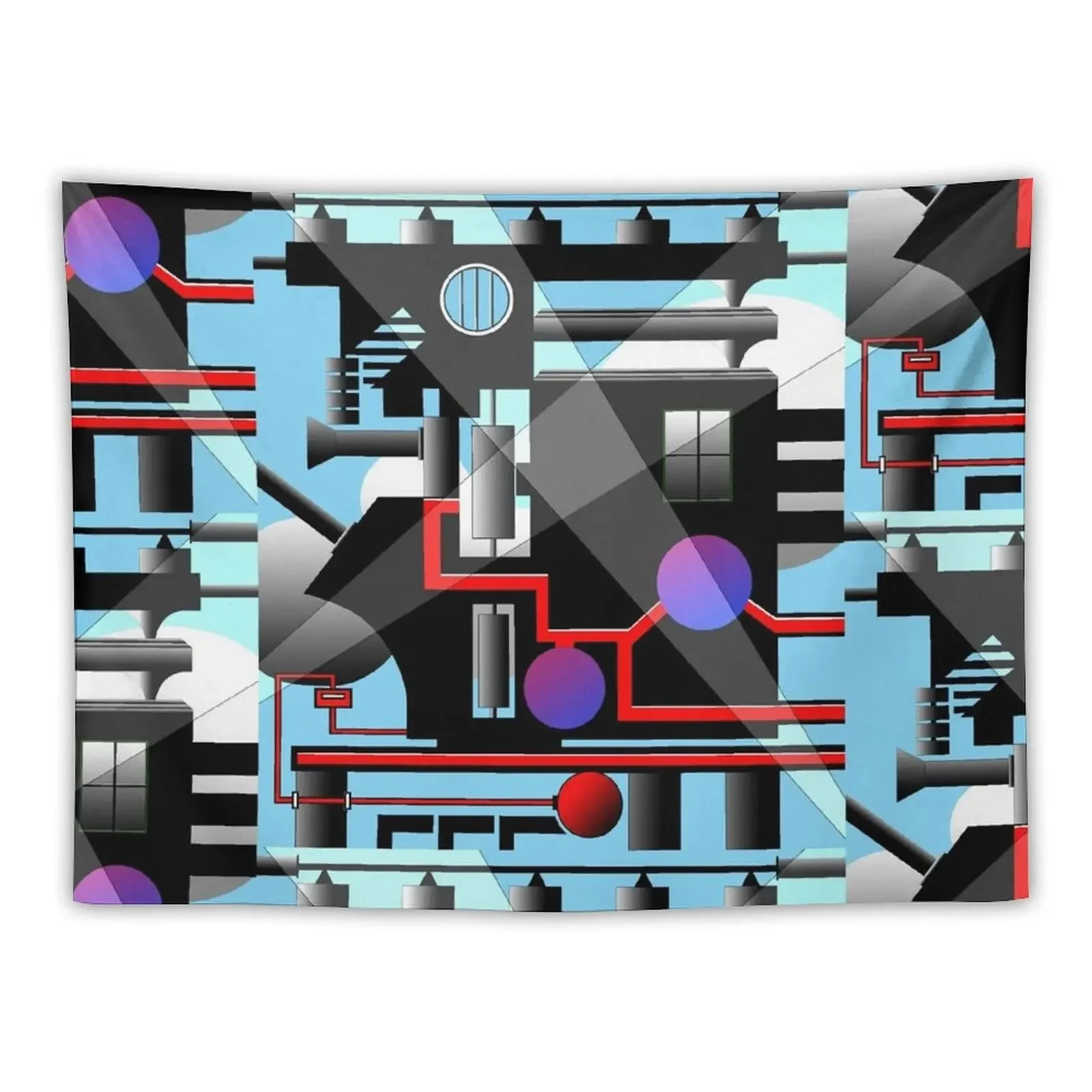 

Industrial Dawn Tapestry Cute Decor Room Decor Wall Deco Tapestry