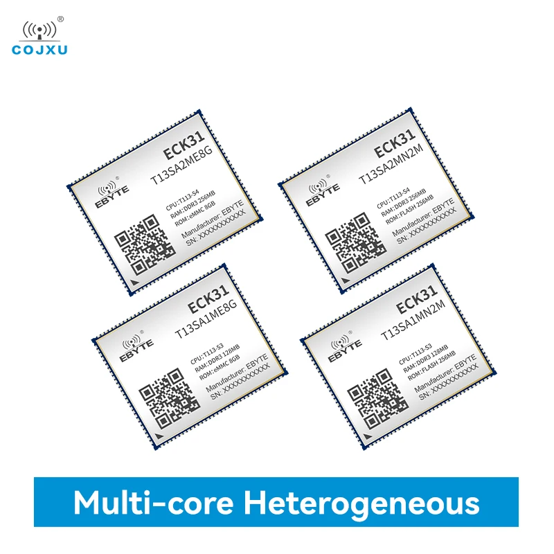 Allwinner T113-S Core Board COJXU ECK31-T13SA1 ECK31-T13SA2 Series Dual-core Cortex-A7 Cortex-A7 RISC-V Ultra-small Size Gigab