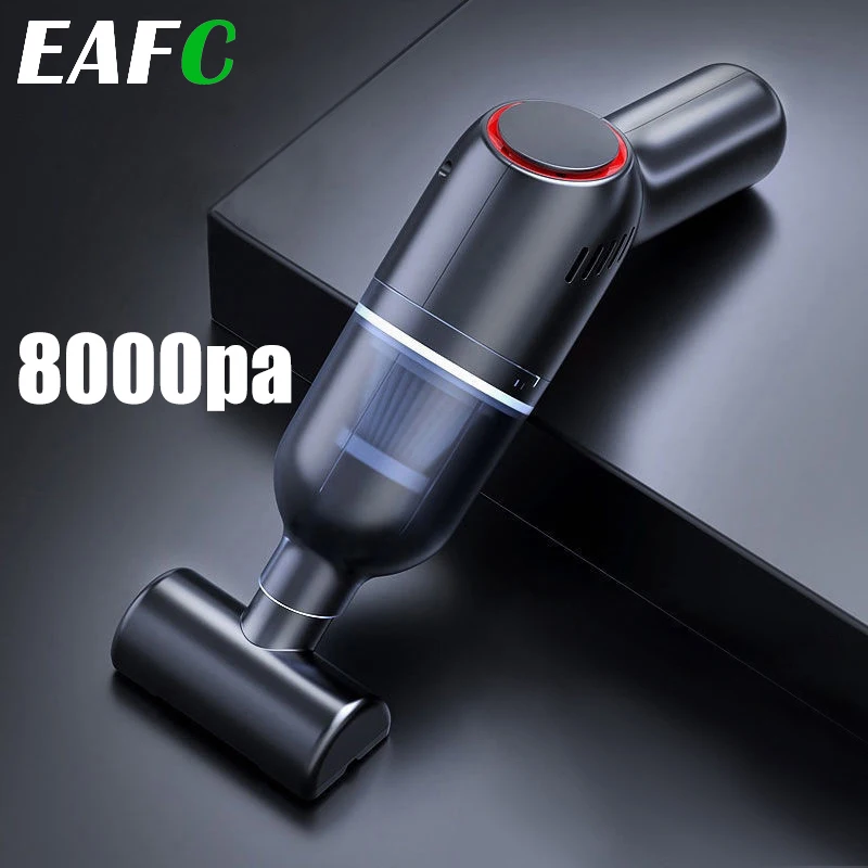 Wireless Car Vacuum Cleaner 8000Pa Cordless Handheld Auto Vacuum Home & Car Dual Use Mini Vacuum Cleaner With Built-in Battrery