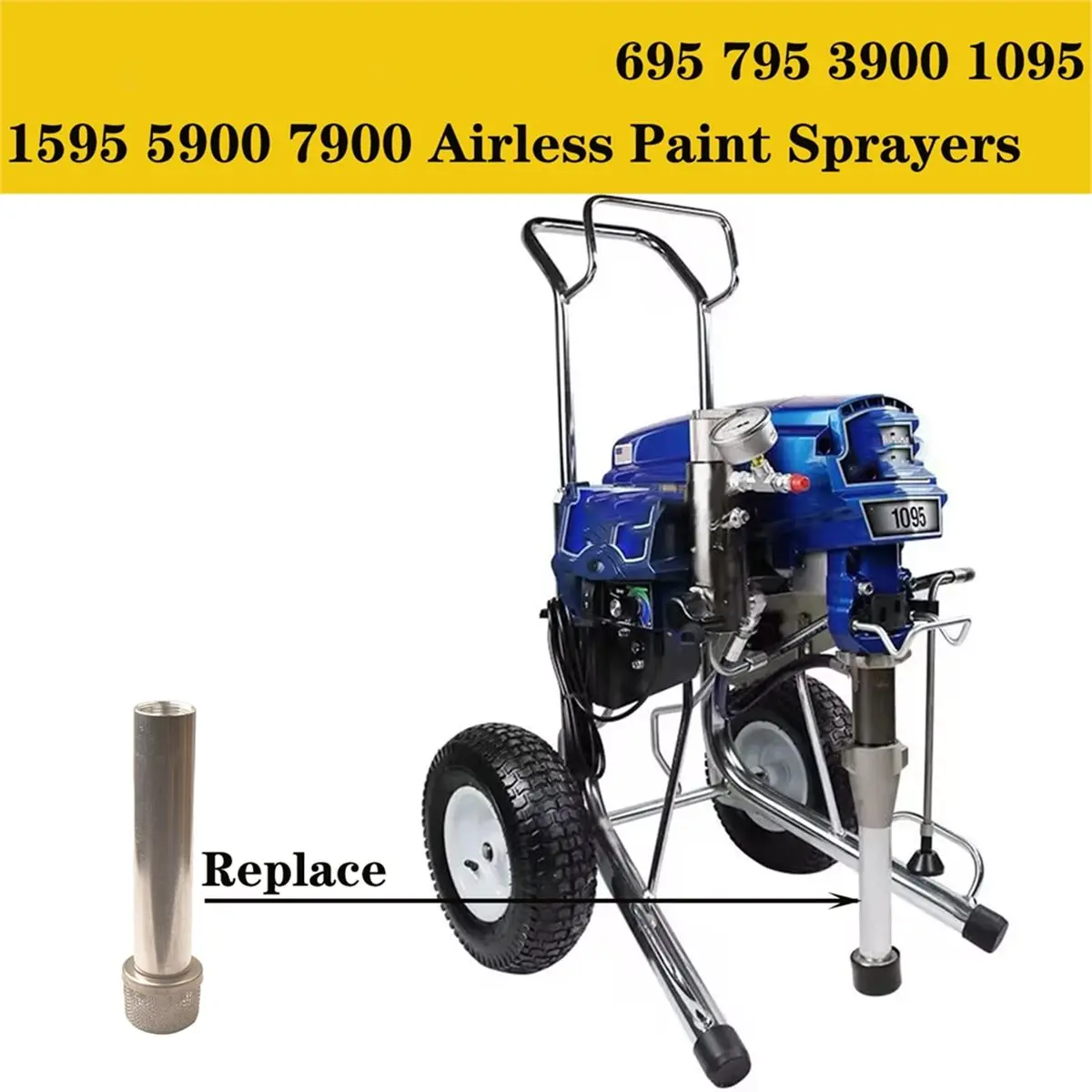 2026 New Airless Paint Sprayer Suction Tube,for 695 795 3900 1095 1595 5900 7900 Sprayers Aftermarket