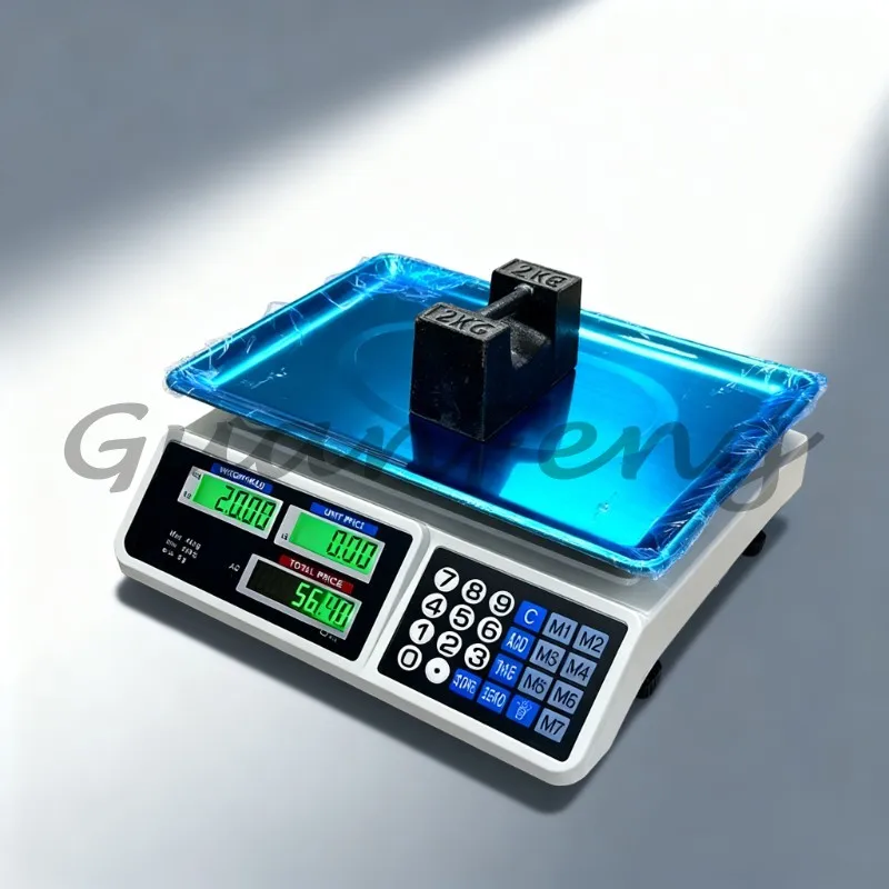 30Kg Commercial Pricing Table Scale, 110V/220V Digital Weighing Scale, Suitable for Supermarket Grocery Fruits