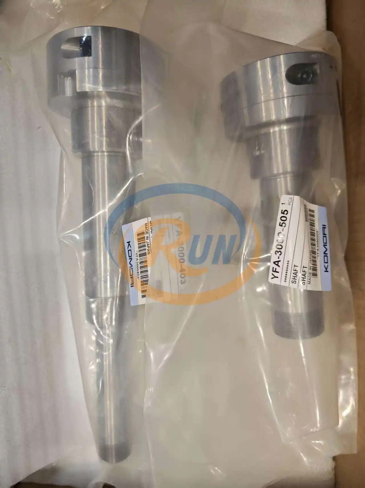 1 Pair Komori GL40 ROLLER SHAFT YFA3000403 YFA3000505 SHAET FOR KOMORI GL40 PRINTING PARTS