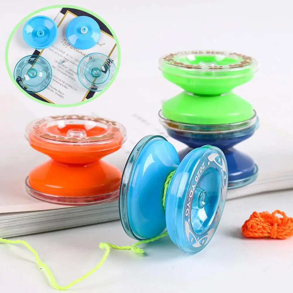 4.8cm Mini Plastic Yo Yo Ball Kids Toys with Rope Plastic String Ball Strong Bearing Axle Classic Yoyo Children Boys Toys Gifts