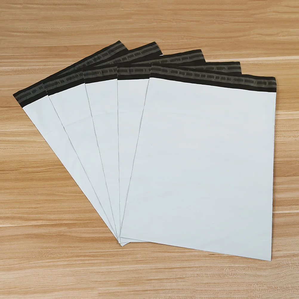 

100 Pcs Shipping Bags Mailers Plastic Mailing Bags Waterproof Dustproof Self Adhesive Packaging Envelopes Small Size Ideal