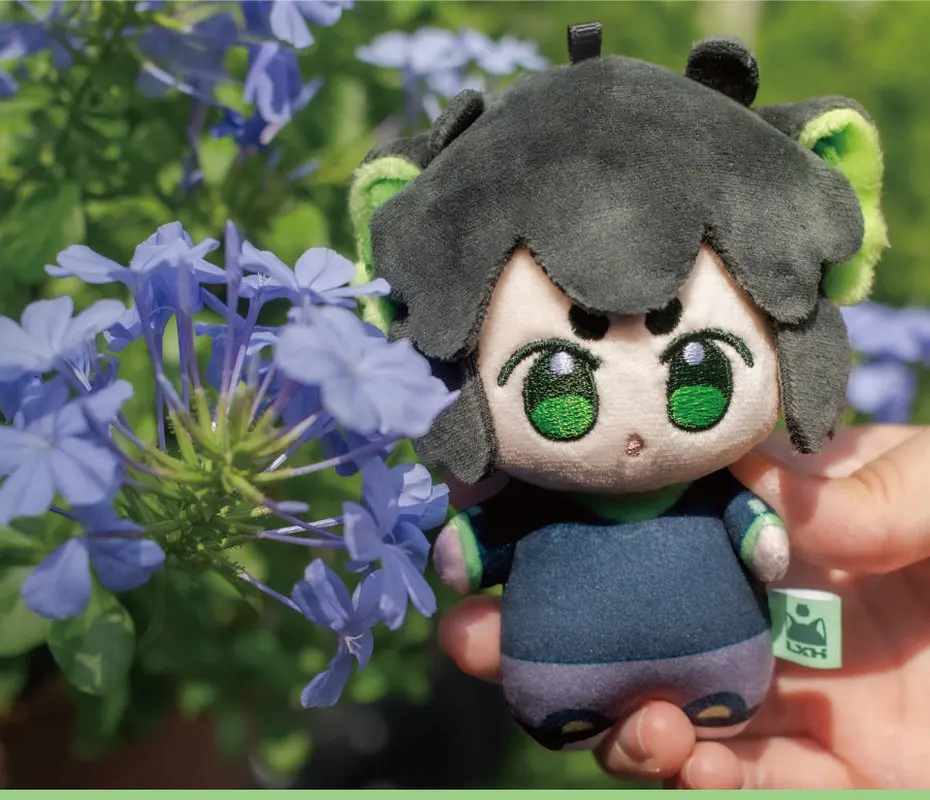 10cm Luo Xiaohei War Chronicles Plush Toys Backpack Accessories 10cm Humanoid Doll Cute Cartoon Creative Design Fan Gift Toy