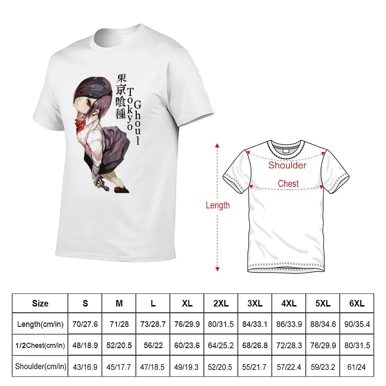 New Tokyo Touka T-Shirt summer tops oversized t shirts big and tall t shirts for men