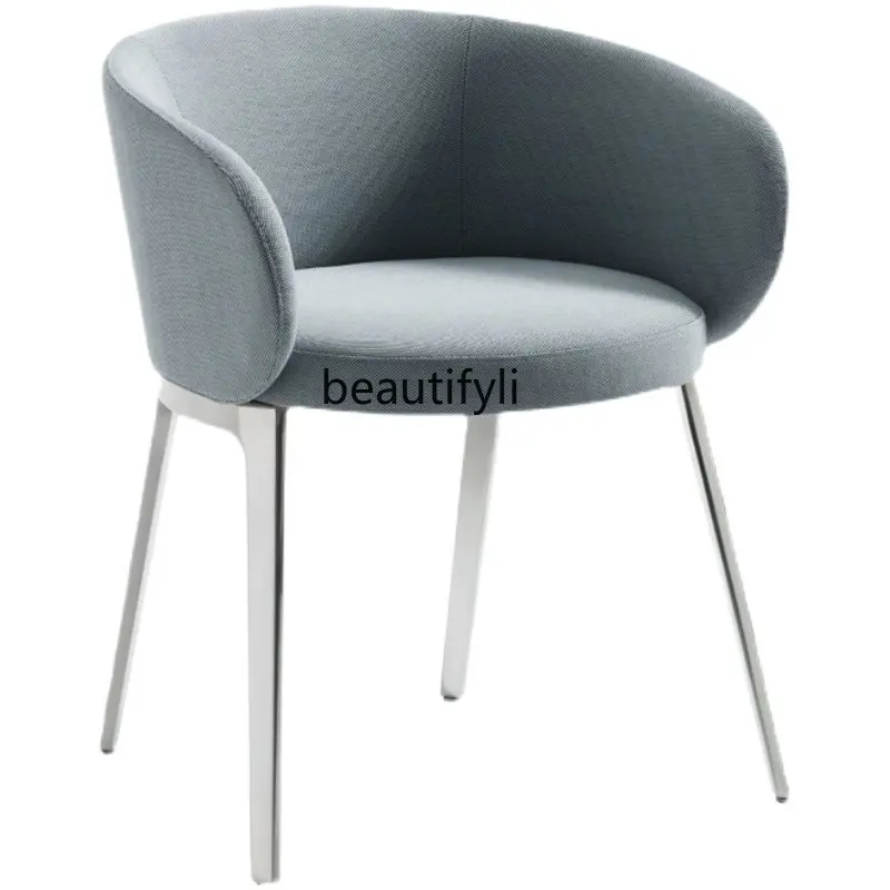 

Light Luxury Minimalist Comfort and Casual Simple Design Artistic Creative Custom Backrest Special-Shaped Dining Chair