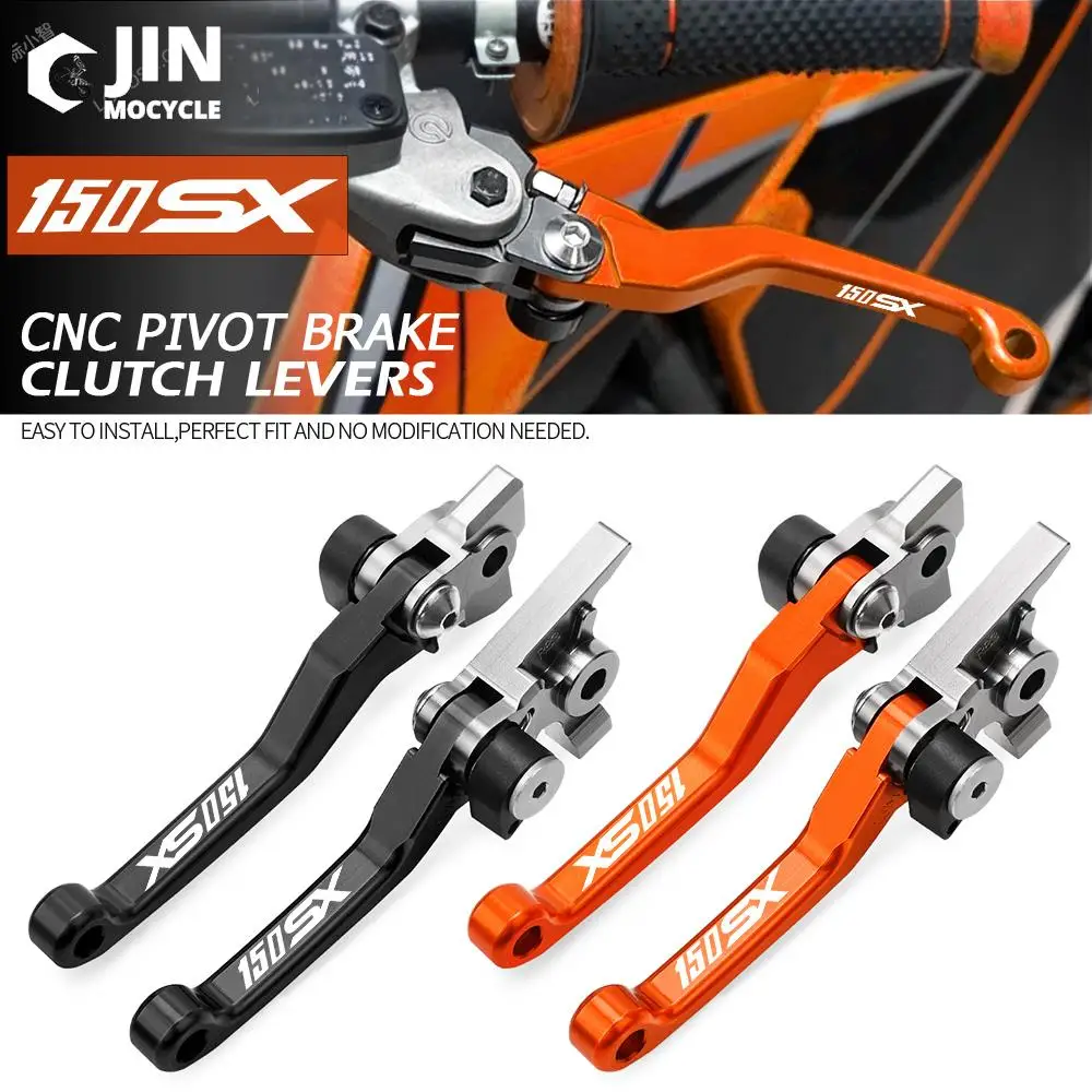 

For K-T-M 150SX 150 SX 2016-2021 2020 2019 2018 Motocross Foldable Pivot DirtBike Handlebar Brake Clutch Levers CNC Handle Lever