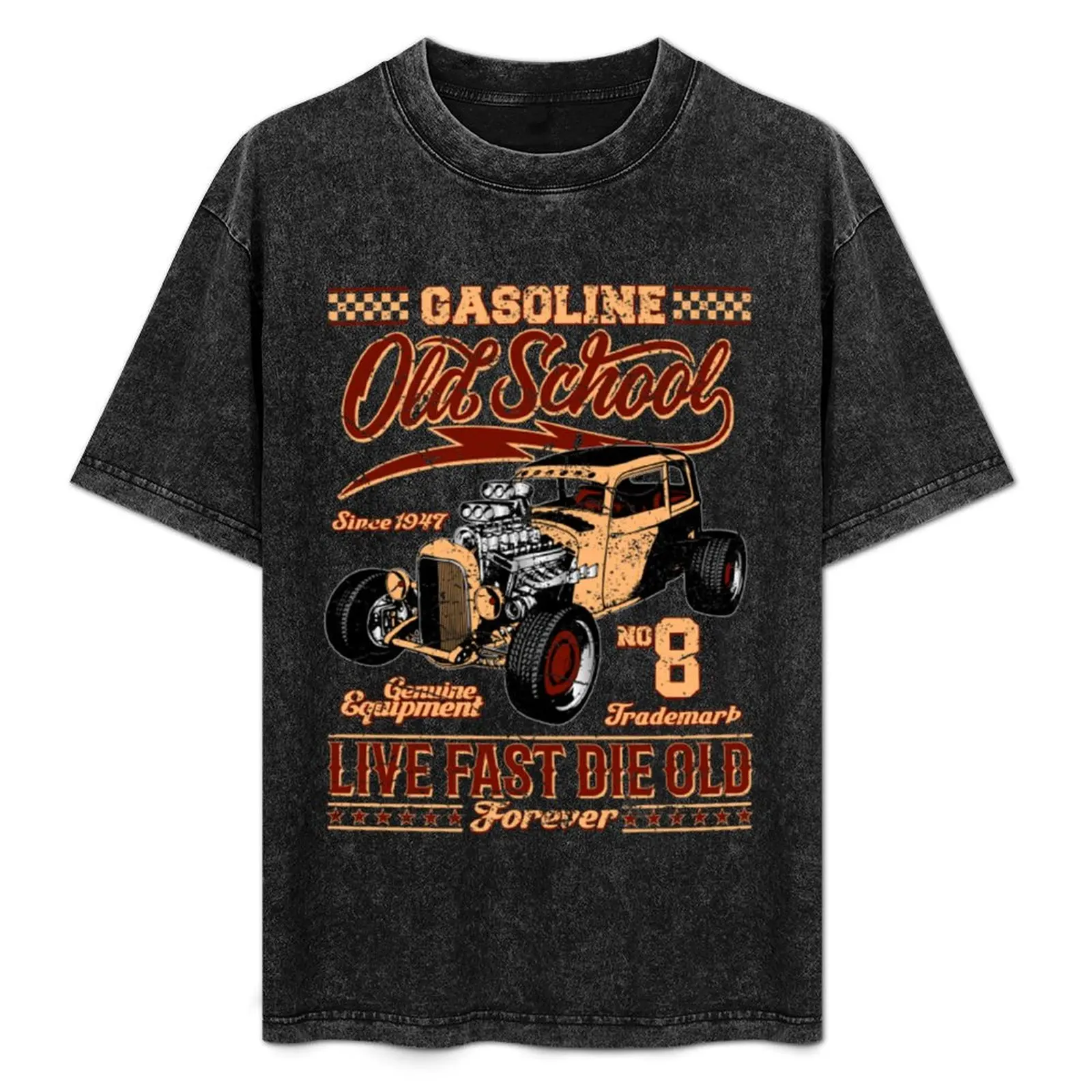 

Old School Rockabilly Hot Rod T-Shirt Work Comfort T-Shirt for Men