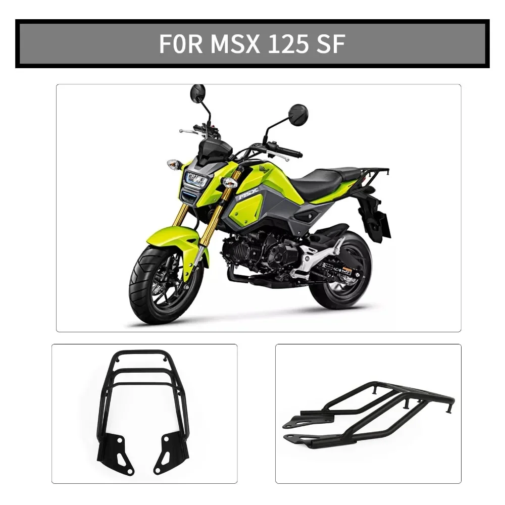 Motorcycle Iron Luggage Rack Storage Rack Carrier Support Shelf for Honda Grom OG SF MSX125SF MSX125 2016-2020