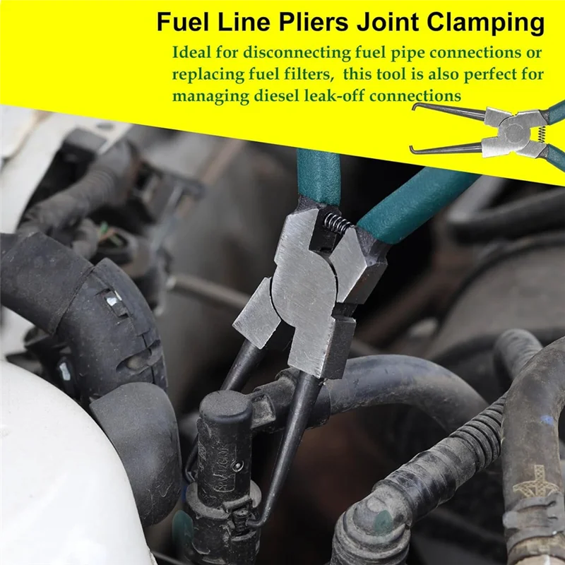 

【Подерные предложения】2 шт., суппорт топливного фильтра/топливопровод, бензиновые зажимы, плоскогубцы для труб, плоскогубцы для электрического отключения, автомобильный шланг для отключения T