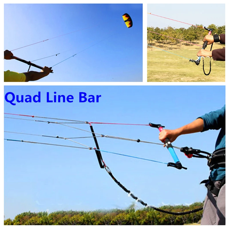 Power Kite Bar Dual Line Stunt Kite Control Outdoor Games Toy Sports Large Aquilone Kite String Accessories Quad Line Power Kite