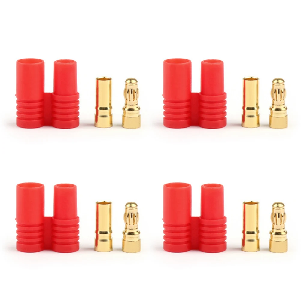 

10 set 3.5Mm Copper Connectors Corrosion Resistant High Current Plugs For Rc Diy Esc Motor Plated Banana