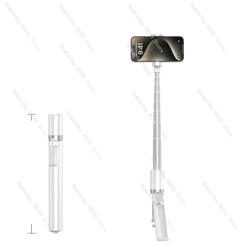 Selfie Stick Live Streaming Tripod, Travel Photography and Concert Recording Tool, Handheld and Floor Stand, Bouncy Adjustable