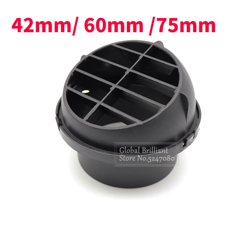 75mm 60mm 42mm Warm Heater Parking Heater Air Vent Car Heater Air Outlet Directional Rotatable for Webasto Truck Auto Parts