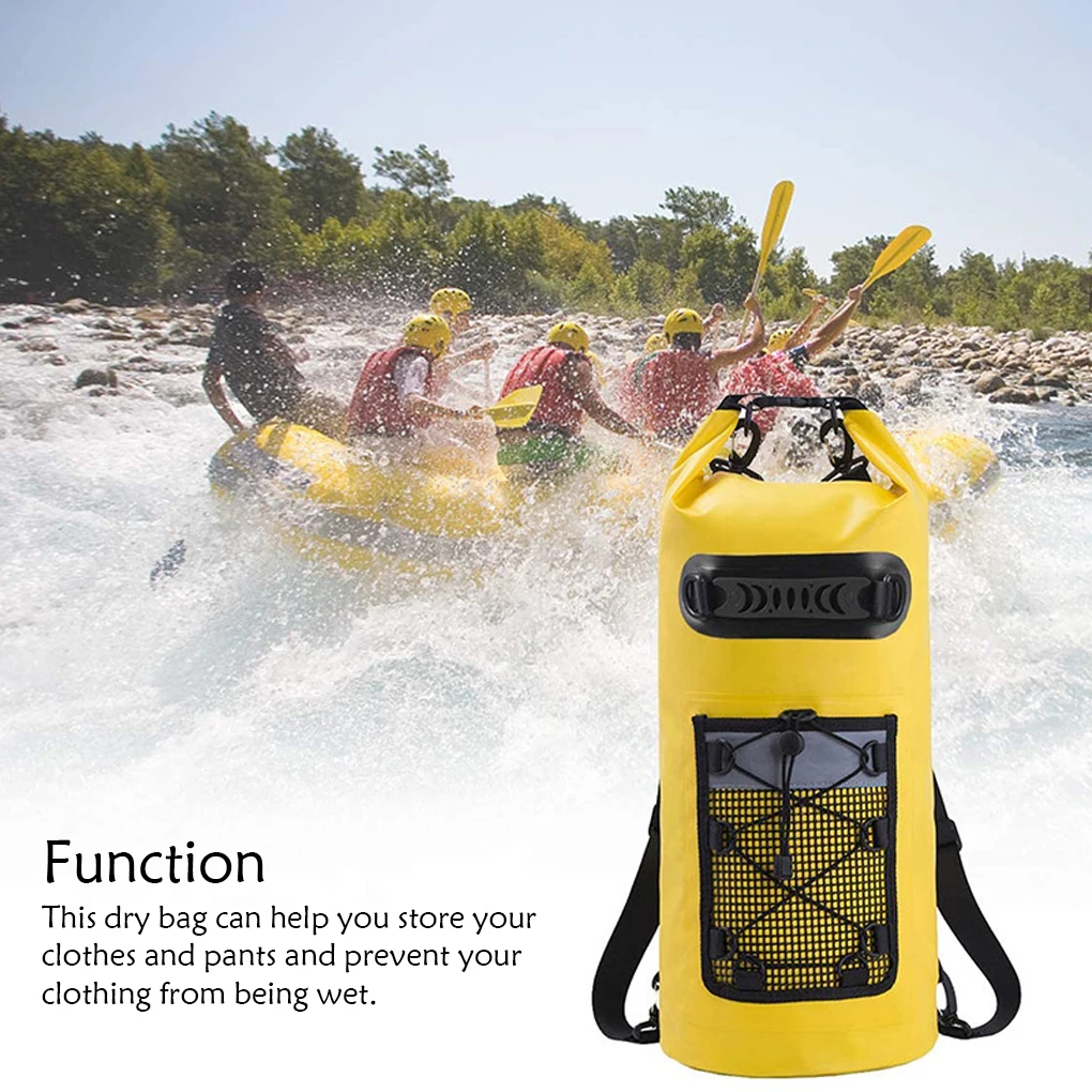20L Beach Swimming Bag Clothes Dry Bag Portable Waterproof Storage Pouch Organizer Swimming Drifting Kayaking Bags Water Sports